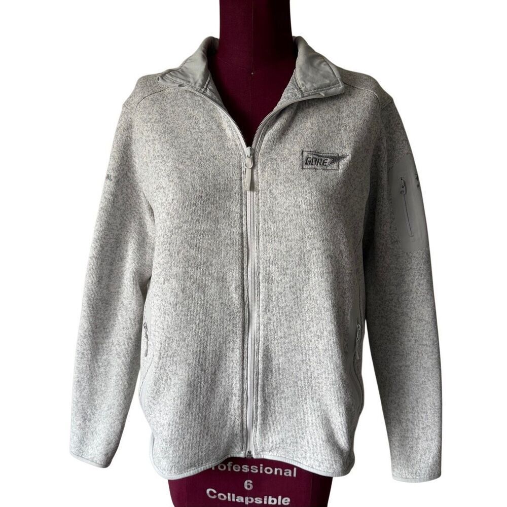 Arc’teryx Jacket Cardigan Covert Fleece Full Zip with Logos‎ Gray Large